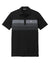 TravisMathew TM1MY402 Mens Coastal Wrinkle Resistant Short Sleeve Polo Shirt Black Flat Front