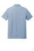 TravisMathew TM1MY402 Mens Coastal Wrinkle Resistant Short Sleeve Polo Shirt Heather Opal Blue Flat Back