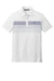 TravisMathew TM1MY402 Mens Coastal Wrinkle Resistant Short Sleeve Polo Shirt White Flat Front