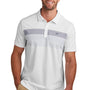 TravisMathew Mens Coastal Wrinkle Resistant Short Sleeve Polo Shirt - White