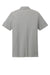 TravisMathew TM1MY403 Mens Oceanside Geo Wrinkle Resistant Short Sleeve Polo Shirt Heather Quiet Shade Grey/Dark Grey Flat Back