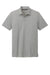 TravisMathew TM1MY403 Mens Oceanside Geo Wrinkle Resistant Short Sleeve Polo Shirt Heather Quiet Shade Grey/Dark Grey Flat Front