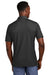 TravisMathew TM1MY404 Mens Oceanside Moisture Wicking Short Sleeve Polo Shirt w/ Pocket Heather Black Model Back