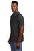 TravisMathew TM1MY404 Mens Oceanside Moisture Wicking Short Sleeve Polo Shirt w/ Pocket Heather Black Model Side