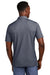 TravisMathew TM1MY404 Mens Oceanside Moisture Wicking Short Sleeve Polo Shirt w/ Pocket Heather Blue Nights Model Back