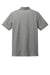 TravisMathew TM1MY404 Mens Oceanside Moisture Wicking Short Sleeve Polo Shirt w/ Pocket Heather Quiet Shade Grey Flat Back