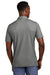 TravisMathew TM1MY404 Mens Oceanside Moisture Wicking Short Sleeve Polo Shirt w/ Pocket Heather Quiet Shade Grey Model Back