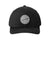 TravisMathew Hats TM1MZ334 Mens On Ice Patch Snapback Trucker Hat Black Flat Front