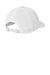 TravisMathew Hats TM1MZ334 Mens On Ice Patch Snapback Trucker Hat White Flat Back