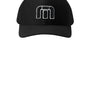 TravisMathew Mens Front Icon Snapback Hat - Black