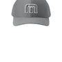 TravisMathew Mens Front Icon Snapback Hat - Quiet Shade Grey