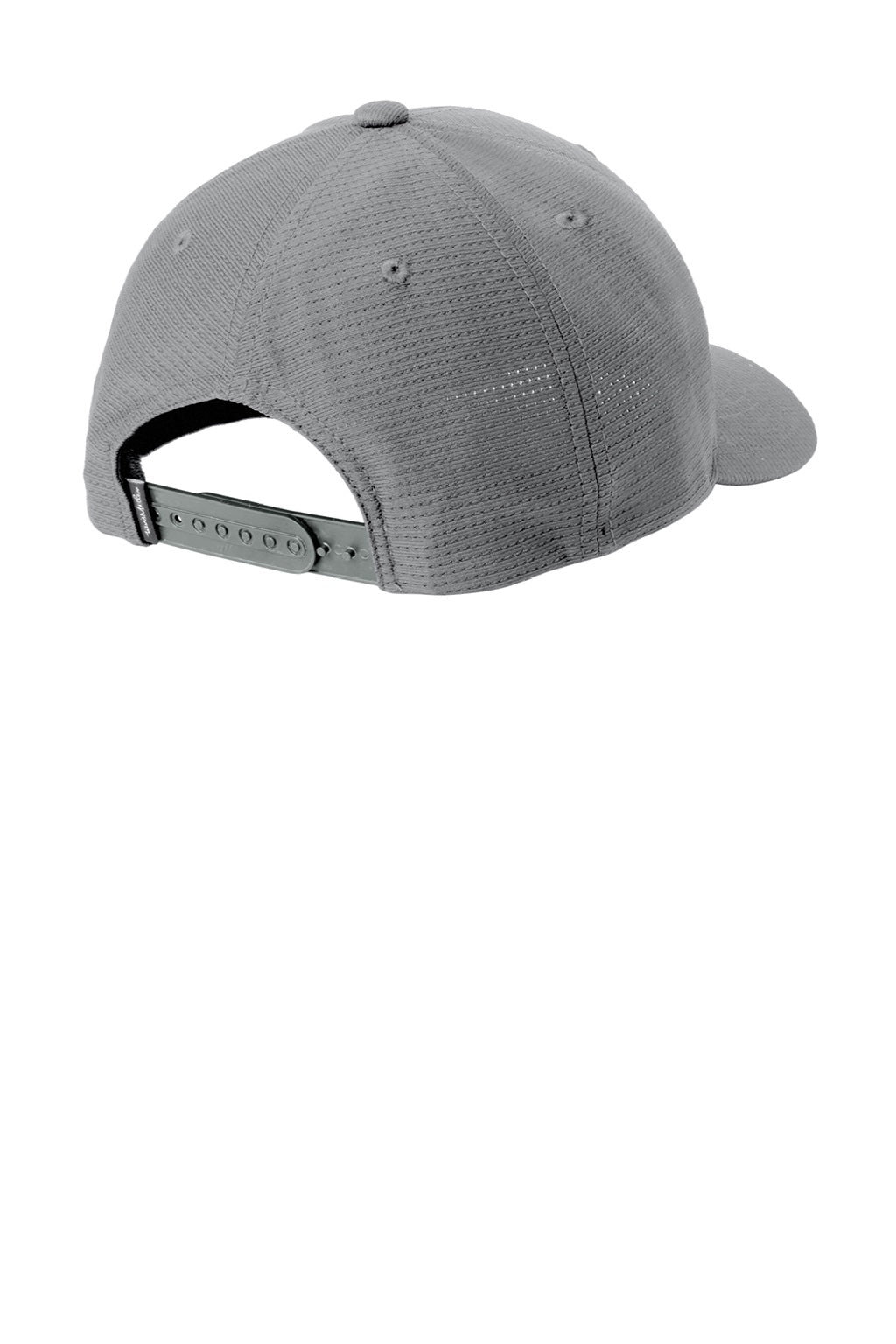 TravisMathew Hats TM1MZ335 Mens Front Icon Snapback Hat Quiet Shade Grey Flat Back