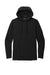 TravisMathew TM1MZ337 Mens Coveside Wrinkle Resistant Hooded Sweatshirt Hoodie w/ Pouch Pocket Black Flat Front