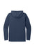 TravisMathew TM1MZ337 Mens Coveside Wrinkle Resistant Hooded Sweatshirt Hoodie w/ Pouch Pocket Night Blue Flat Back