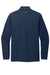TravisMathew TM1MZ339 Mens Coveside Wrinkle Resistant 1/4 Zip Sweatshirt Night Blue Flat Back