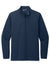 TravisMathew TM1MZ339 Mens Coveside Wrinkle Resistant 1/4 Zip Sweatshirt Night Blue Flat Front