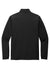 TravisMathew TM1MZ340 Mens Balboa Chest Stripe 1/4 Zip Sweatshirt w/ Pocket Black Flat Back