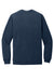 TravisMathew TM1MZ342 Mens Long Weekend Crewneck Sweatshirt Heather Night Blue Flat Back