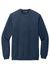 TravisMathew TM1MZ342 Mens Long Weekend Crewneck Sweatshirt Heather Night Blue Flat Front