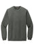 TravisMathew TM1MZ342 Mens Long Weekend Crewneck Sweatshirt Heather Dark Grey Flat Front