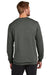 TravisMathew TM1MZ342 Mens Long Weekend Crewneck Sweatshirt Heather Dark Grey Model Back