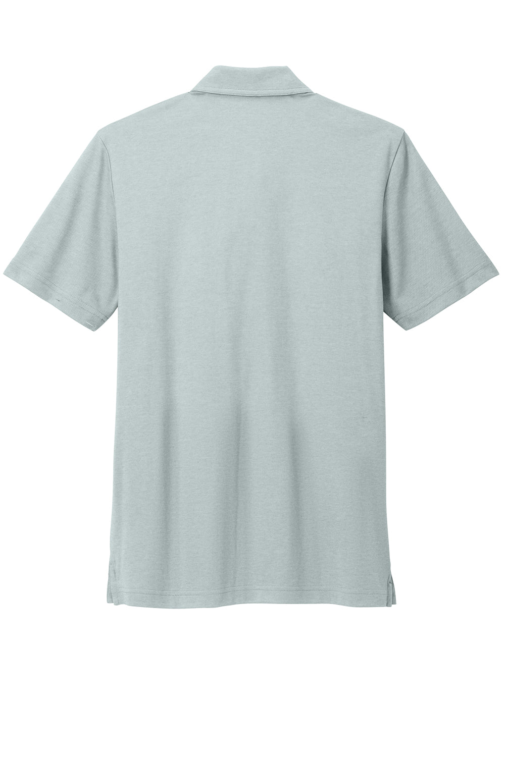 TravisMathew TM1MZ344 Mens Sunsetters Moisture Wicking Short Sleeve Polo Shirt w/ Pocket Heather Balsam Green Flat Back