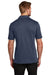 TravisMathew TM1MZ344 Mens Sunsetters Moisture Wicking Short Sleeve Polo Shirt w/ Pocket Blue Nights Model Back