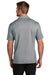 TravisMathew TM1MZ344 Mens Sunsetters Moisture Wicking Short Sleeve Polo Shirt w/ Pocket Heather Grey Model Back
