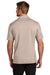 TravisMathew TM1MZ344 Mens Sunsetters Moisture Wicking Short Sleeve Polo Shirt w/ Pocket Heather Portabella Model Back
