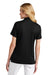 TravisMathew TM1WW001 Womens Oceanside Wrinkle Resistant Short Sleeve Polo Shirt Black Model Back