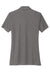 TravisMathew TM1WW001 Womens Oceanside Wrinkle Resistant Short Sleeve Polo Shirt Quiet Shade Grey Flat Back