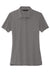 TravisMathew TM1WW001 Womens Oceanside Wrinkle Resistant Short Sleeve Polo Shirt Quiet Shade Grey Flat Front