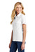 TravisMathew TM1WW001 Womens Oceanside Wrinkle Resistant Short Sleeve Polo Shirt White Model 3Q