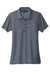 TravisMathew TM1WW002 Womens Oceanside Moisture Wicking Short Sleeve Polo Shirt Heather Blue Nights Flat Front