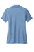 TravisMathew TM1WW002  Oceanside Moisture Wicking Short Sleeve Polo Shirt Heather Classic Blue Flat Back
