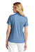 TravisMathew TM1WW002 Womens Oceanside Moisture Wicking Short Sleeve Polo Shirt Heather Classic Blue Model Back