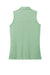TravisMathew TM1WX001 Womens Coto Performance Wrinkle Resistant Sleeveless Polo Shirt Heather Beryl Green Flat Back