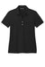 TravisMathew TM1WX002 Womens Coto Performance Wrinkle Resistant Short Sleeve Polo Shirt Black Flat Front