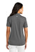 TravisMathew TM1WX002 Womens Coto Performance Wrinkle Resistant Short Sleeve Polo Shirt Quiet Shade Grey/Black Model Back