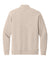 TravisMathew TMA41421 Mens Ocean Villa 1/4 Zip Sweatshirt Heather Natural Flat Back