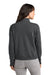 TravisMathew TMA41428 Womens Ocean Villa 1/4 Zip Sweatshirt Heather Dark Grey Model Back