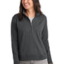 TravisMathew Womens Ocean Villa 1/4 Zip Sweatshirt - Heather Dark Grey - COMING SOON