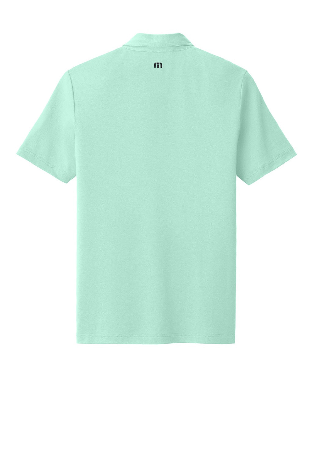TravisMathew TMA41461 Mens Glenview Wrinkle Resistant Short Sleeve Polo Shirt Mint Green Flat Back