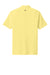 TravisMathew TMA41461 Mens Glenview Wrinkle Resistant Short Sleeve Polo Shirt Pale Yellow Flat Back