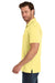 TravisMathew TMA41461 Mens Glenview Wrinkle Resistant Short Sleeve Polo Shirt Pale Yellow Model Side