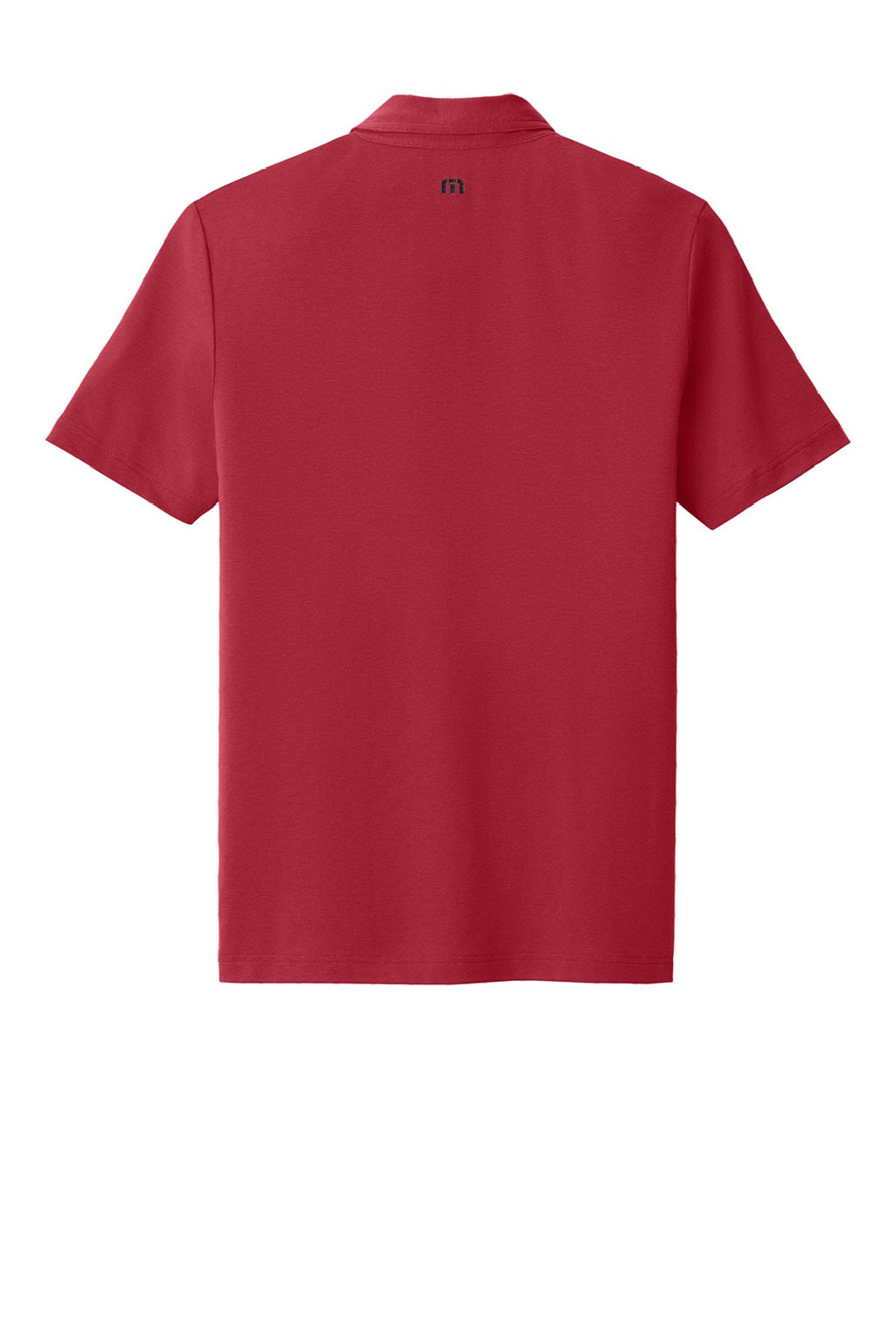 TravisMathew TMA41461 Mens Glenview Wrinkle Resistant Short Sleeve Polo Shirt Scooter Red Flat Back