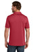 TravisMathew TMA41461 Mens Glenview Wrinkle Resistant Short Sleeve Polo Shirt Scooter Red Model Back