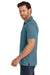 TravisMathew TMA41461 Mens Glenview Wrinkle Resistant Short Sleeve Polo Shirt Stellar Blue Model Side