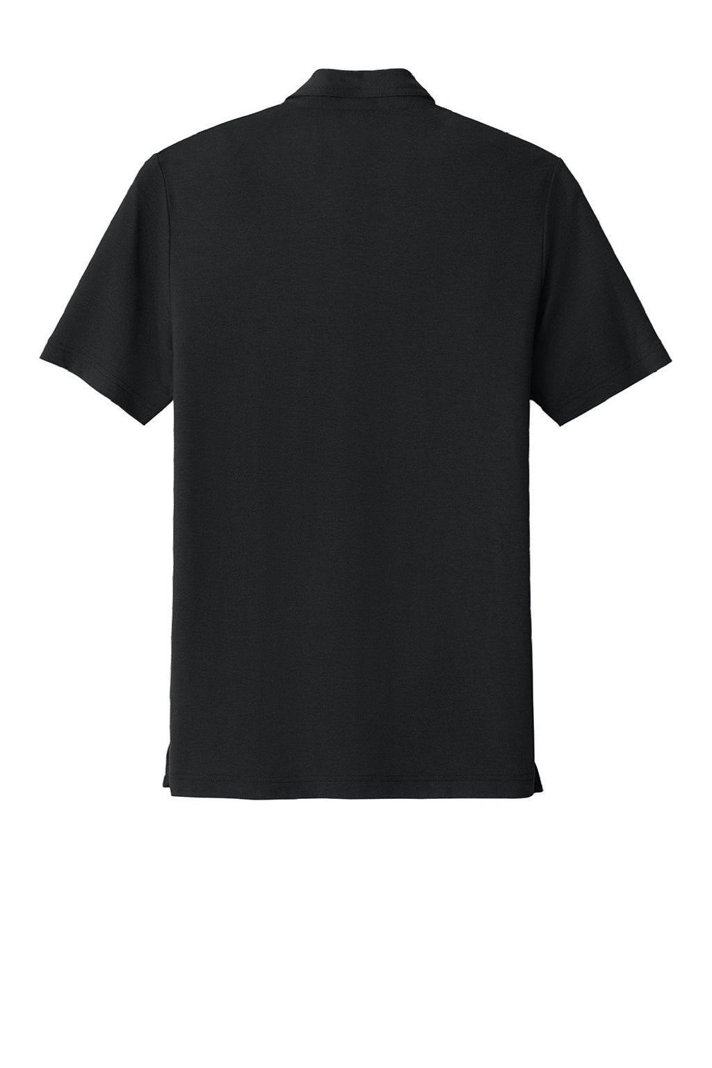 TravisMathew TMA41462 Mens Glenview Wrinkle Resistant Short Sleeve Polo Shirt Black Flat Back
