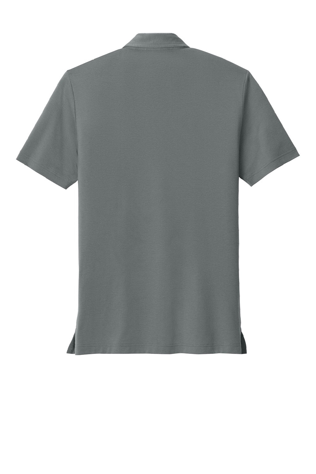 TravisMathew TMA41462 Mens Glenview Wrinkle Resistant Short Sleeve Polo Shirt Quiet Shade Grey Flat Back